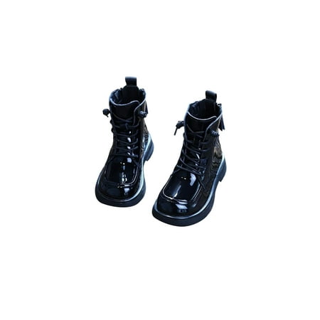 Lacyhop Girls Boys School Comfort Ankle Boots Slip Resistant Double Zipper Winter Shoes Waterproof Round Toe Dress Boot Black 11.5C
Lacyhop Girls Boys School Comfort Ankle Boots Slip Resistant Double Zipper Winter Shoes Waterproof Round Toe Dress Boot Black 11.5C