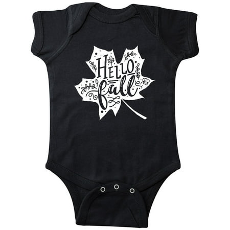 Inktastic Hello Fall White Leaf Silhouette with Laurels Gift Baby Boy or Baby Girl Bodysuit 
Inktastic Hello Fall White Leaf Silhouette with Laurels Gift Baby Boy or Baby Girl Bodysuit