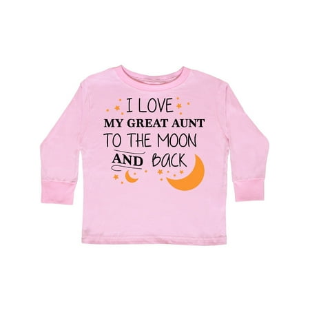 Inktastic I Love My Great Aunt To The Moon and Back Gift Toddler Boy or Toddler Girl Long Sleeve T-Shirt
Inktastic I Love My Great Aunt To The Moon and Back Gift Toddler Boy or Toddler Girl Long Sleeve T-Shirt