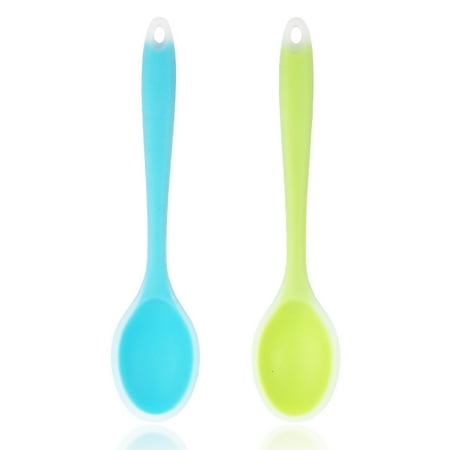 2 Pack Silicone Spoons Heat Resistant Silicone Basting Spoons Non-Stick Serving Spoon
2 Pack Silicone Spoons Heat Resistant Silicone Basting Spoons Non-Stick Serving Spoon