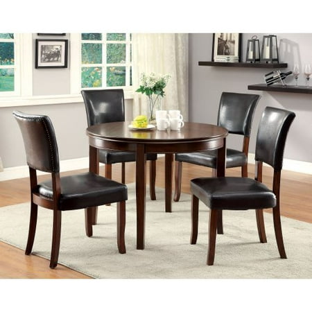 Furniture of America Claxton 5 Piece Dining Table Set