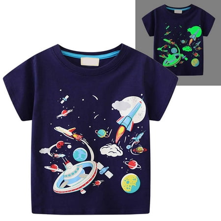 VERUGU Boys T Shirts Baby Boys Round Neck Short Sleeve Fashion Luminous Cartoon Printed T-shirt Navy
VERUGU Boys T Shirts Baby Boys Round Neck Short Sleeve Fashion Luminous Cartoon Printed T-shirt Navy