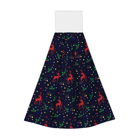 Qekee Christmas Deer Print Hanging Kitchen Towels Coral Velvet Wipe Hand Towel Absorbent Hand Towels Microfiber Tie Towel for Bathroom Kitchen Decor
Qekee Christmas Deer Print Hanging Kitchen Towels Coral Velvet Wipe Hand Towel Absorbent Hand Towels Microfiber Tie Towel for Bathroom Kitchen Decor