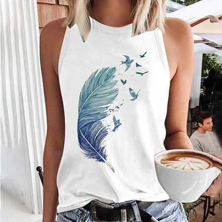 FREE SHIPPING-camisole Women s Sleeveless Summer Casual Tops O-Neck Printing Sleeveless Vest Tops nightgowns for women lingerie valentines day birthday gifts White
FREE SHIPPING-camisole Women s Sleeveless Summer Casual Tops O-Neck Printing Sleeveless Vest Tops nightgowns for women lingerie valentines day birthday gifts White