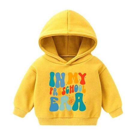 DOSUKRAI Toddler Tnisex Hoodies,Cute Print Sweatshirt Casual Kangaroo Pocket Drop Shoulder Hooded Pullover Long Sleeve Outwear Baby Boys Girls Lightning Deals of Today Yellow 120
DOSUKRAI Toddler Tnisex Hoodies,Cute Print Sweatshirt Casual Kangaroo Pocket Drop Shoulder Hooded Pullover Long Sleeve Outwear Baby Boys Girls Lightning Deals of Today Yellow 120