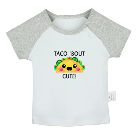 Taco Bout Cute Novelty T shirt For Baby Newborn Babies T-shirts Infant Tops 0-24M Kids Graphic Tees Clothing (Short Gray Raglan T-shirt 12-18 Months)
Taco Bout Cute Novelty T shirt For Baby Newborn Babies T-shirts Infant Tops 0-24M Kids Graphic Tees Clothing (Short Gray Raglan T-shirt 12-18 Months)