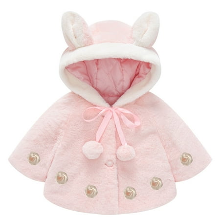 BIZIZA Toddler Cloak for Baby Hooded Button Up Flannel Long Sleeve Thicken Cartoon Print 1-4Y Chlid Tops Red 80
BIZIZA Toddler Cloak for Baby Hooded Button Up Flannel Long Sleeve Thicken Cartoon Print 1-4Y Chlid Tops Red 80