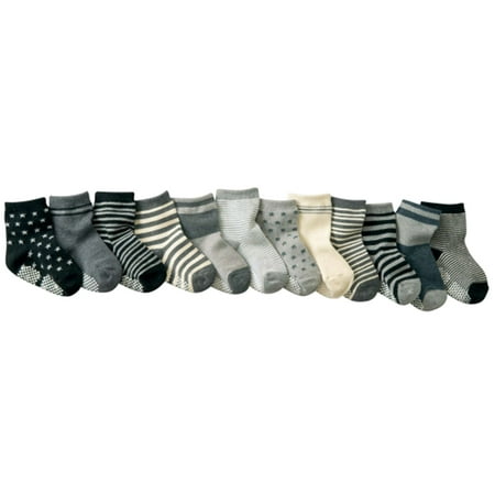 12 Pairs Boys Kids Socks Non Skid Cotton Socks with Grip for Baby Boys Newborn Toddler Kids 1-3 Year Old (Random Pattern)
12 Pairs Boys Kids Socks Non Skid Cotton Socks with Grip for Baby Boys Newborn Toddler Kids 1-3 Year Old (Random Pattern)