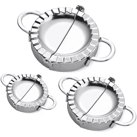 Stainless Steel Dumpling Utensil Household Dumpling Kneading Mould Dumpling Bag Dumpling Mould Set 7-12cm Butter Tool White
Stainless Steel Dumpling Utensil Household Dumpling Kneading Mould Dumpling Bag Dumpling Mould Set 7-12cm Butter Tool White