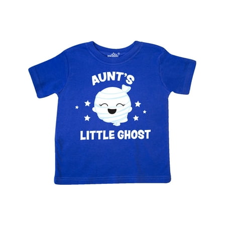 Inktastic Cute Aunt s Little Ghost with Stars Gift Toddler Toddler Girl T-Shirt