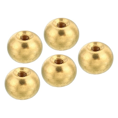 Uxcell M3x0.5 Thread Cap Nuts Knob Brass Ball Lamp Decoration Screw Caps for Lighting Furniture 5 Pack
Uxcell M3x0.5 Thread Cap Nuts Knob Brass Ball Lamp Decoration Screw Caps for Lighting Furniture 5 Pack