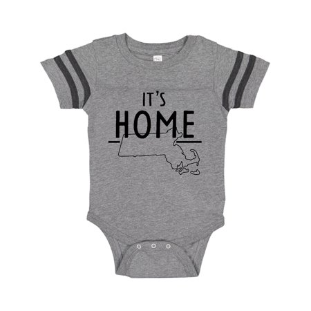 Inktastic It s Home- State of Massachusetts Outline Gift Baby Boy or Baby Girl Bodysuit
Inktastic It s Home- State of Massachusetts Outline Gift Baby Boy or Baby Girl Bodysuit