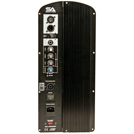 Seismic Audio 280 Watt Plate Amplifier with Satellite Output for PA/DJ Speaker Cabinets - SA-APLW51