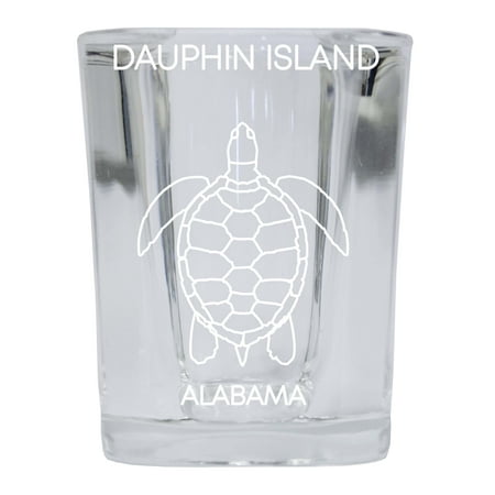 Dauphin Island Alabama Souvenir 2 Ounce Square Shot Glass laser etched Turtle Design
Dauphin Island Alabama Souvenir 2 Ounce Square Shot Glass laser etched Turtle Design
