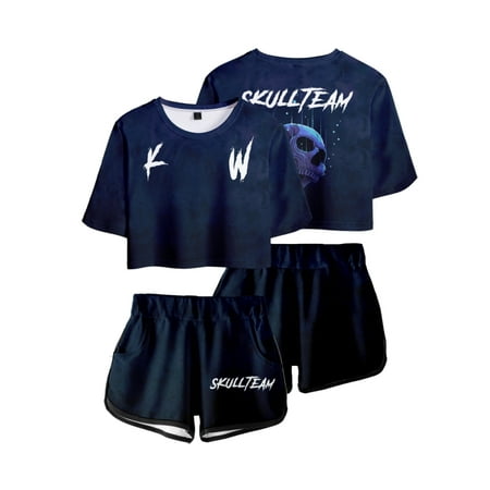 Kai Wachi 3D two piece sets Summer T-shirt plus pants beach Fashion Rapper Cool Hip Sets
Kai Wachi 3D two piece sets Summer T-shirt plus pants beach Fashion Rapper Cool Hip Sets