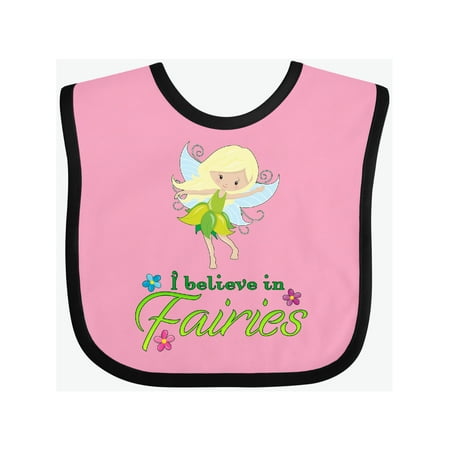Inktastic I Believe in Fairies Gift Baby Boy or Baby Girl Bib