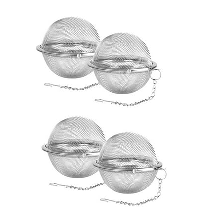 4Pcs Stainless Steel Mesh Tea Ball 2.7 Inches Tea Strainers Tea Strainer Filters for Tea
4Pcs Stainless Steel Mesh Tea Ball 2.7 Inches Tea Strainers Tea Strainer Filters for Tea
