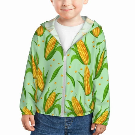 Lukts Corn 7 Print Children s Long-Sleeved Sun Protection Clothing Hooded Sweatshirts for Boys and Girls Outdoor Sports-5 Years
Lukts Corn 7 Print Children s Long-Sleeved Sun Protection Clothing Hooded Sweatshirts for Boys and Girls Outdoor Sports-5 Years