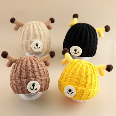 Naturegr Infant Hat Antler Pattern Easy to Wear Cotton Winter Babies Knitted Hat for Outdoor
Naturegr Infant Hat Antler Pattern Easy to Wear Cotton Winter Babies Knitted Hat for Outdoor