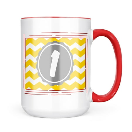 Neonblond Monogram 1 Yellow Grey Chevron Mug gift for Coffee Tea lovers
Neonblond Monogram 1 Yellow Grey Chevron Mug gift for Coffee Tea lovers