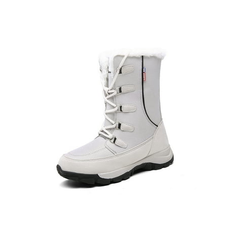 Kesitin Ladies Casual Slip Resistant Mid Calf Boot Walking Fashion Snow Boots Plush Lining High Top White 7.5
Kesitin Ladies Casual Slip Resistant Mid Calf Boot Walking Fashion Snow Boots Plush Lining High Top White 7.5