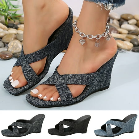 Sunny style Womens Sandals! YOHOME Summer Block Heel Open Toe Zipper Pumps Black 41
Sunny style Womens Sandals! YOHOME Summer Block Heel Open Toe Zipper Pumps Black 41