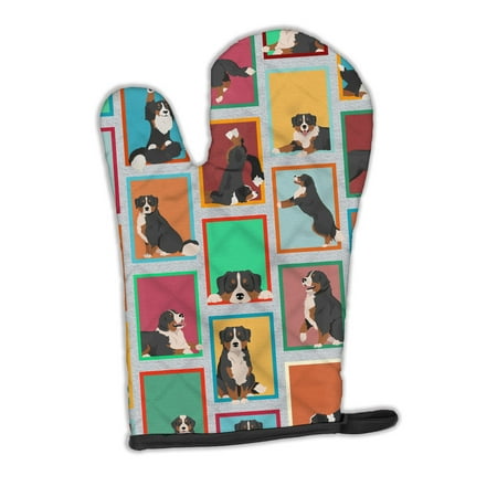 Lots of Bernese Mountain Dog Oven Mitt 8.5 in x 12 in