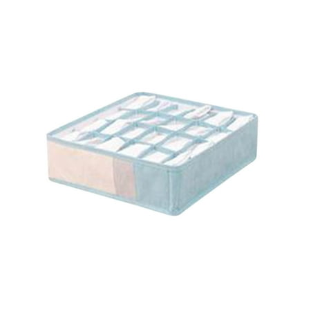 Small Storage Bag Storage Bag Bag Storage Washable Wardrobe Closet Underwear Organizer Drawer Divide By For Underwear Bras Socks Ties Handkerchiefs 24 Grids Blue
Small Storage Bag Storage Bag Bag Storage Washable Wardrobe Closet Underwear Organizer Drawer Divide By For Underwear Bras Socks Ties Handkerchiefs 24 Grids Blue