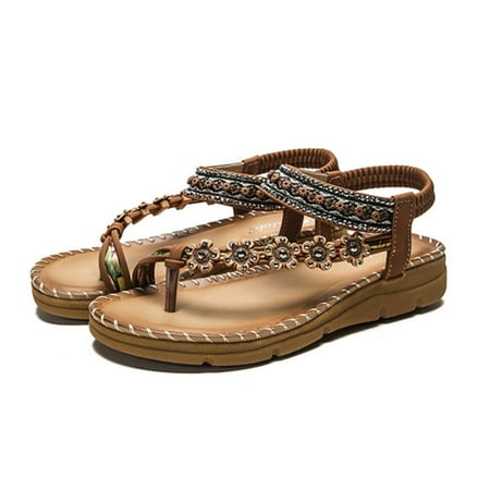 Women Bohemia Sandals Open Toe Anti-slip Comfortable Breathable for Summer Beach Sandals Women Summer Beach Bohemia Open Toe Anti-slip Comfortable Breathable 39 Dark Brown
Women Bohemia Sandals Open Toe Anti-slip Comfortable Breathable for Summer Beach Sandals Women Summer Beach Bohemia Open Toe Anti-slip Comfortable Breathable 39 Dark Brown