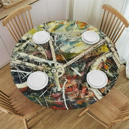 Orinice Abstract Painting Round Table Cover Stain Resistant Washable Indoor Outdoor Tablecloth Kitchen Dining Wedding Parties Waterproof Fabric 100% Polyester Fiber 38-42
Orinice Abstract Painting Round Table Cover Stain Resistant Washable Indoor Outdoor Tablecloth Kitchen Dining Wedding Parties Waterproof Fabric 100% Polyester Fiber 38-42