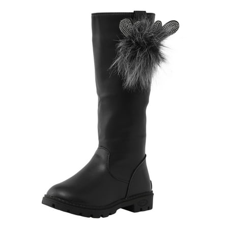 Children Shoes Low Thick Heel Soft Sole Mid Length Boots Fashion Warm Bow Boots Black 4 Years-4.5 Years
Children Shoes Low Thick Heel Soft Sole Mid Length Boots Fashion Warm Bow Boots Black 4 Years-4.5 Years