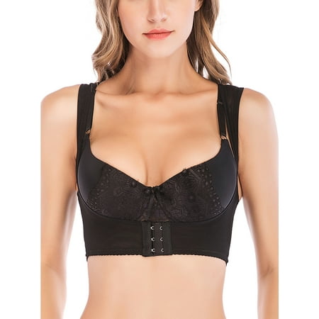 SAYFUT Women s Chest Support Body Shaper Prevent Chest Hunchback Sagging X Strap Posture Corrector Vest Black
SAYFUT Women s Chest Support Body Shaper Prevent Chest Hunchback Sagging X Strap Posture Corrector Vest Black