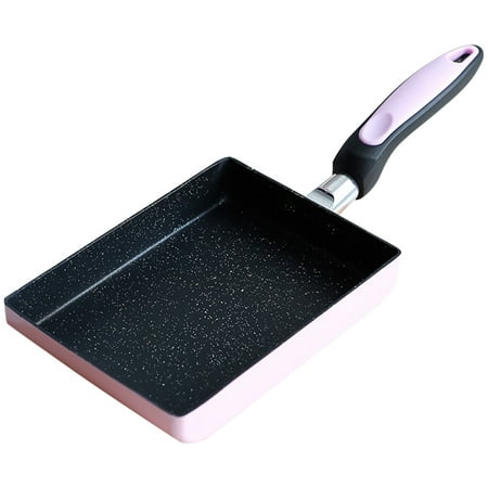 NUOLUX 1Pc Tamagoyaki Pan Square Skillet Non Stick Omelette Pan (Random Color)