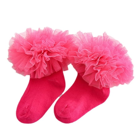 BueatyH 1 Pair Lace Socks Frilly Lace Cuff Non-slip Cotton Baby Girl Ruffle Lace Socks for Dancing
BueatyH 1 Pair Lace Socks Frilly Lace Cuff Non-slip Cotton Baby Girl Ruffle Lace Socks for Dancing