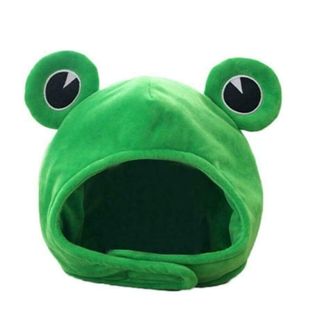 Cartoon Funny Adorable Plush -Frog Hat Cosplay Costume Dress Up Hat BLVB