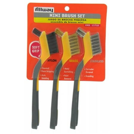 Allway Tools Soft Grip Mini Brush Set AMB