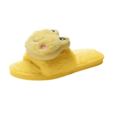 Larisalt Fuzzy Slippers Women Women s Cozy Velvet Memory Foam House Slipper Non-slip Sole Yellow
Larisalt Fuzzy Slippers Women Women s Cozy Velvet Memory Foam House Slipper Non-slip Sole Yellow