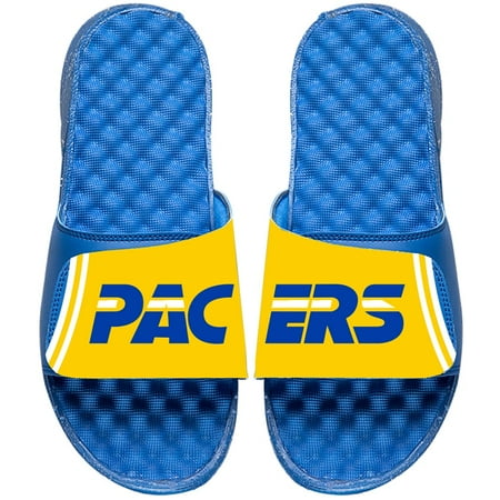 ISlide Royal Indiana Pacers NBA Hardwood Classics Jersey Slide Sandals