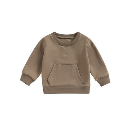 Qtinghua Toddler Baby Boy Girl Sweatshirt Long Sleeve Embroidery Pullover Tops Fall Clothes Coffee 2-3 Years
Qtinghua Toddler Baby Boy Girl Sweatshirt Long Sleeve Embroidery Pullover Tops Fall Clothes Coffee 2-3 Years