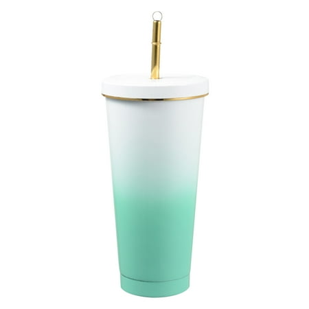 EDFRWWS 750ml Car Water Cup Leakproof Gradient Straw Vacuum Flasks Coffee Cup (Green)
EDFRWWS 750ml Car Water Cup Leakproof Gradient Straw Vacuum Flasks Coffee Cup (Green)