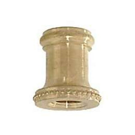 B&P Lamp® 7/8 Inch Ht. Turned Brass Neck Burnished & Lacq.
