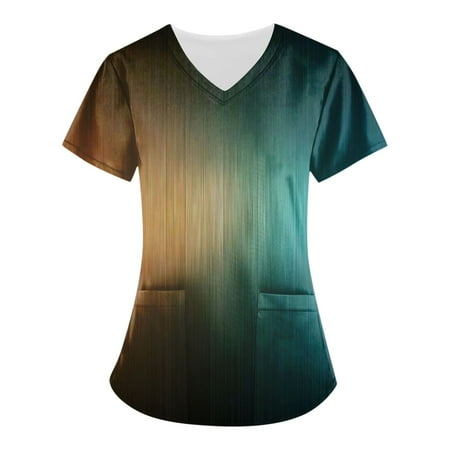 XHJUN Scrub Tops Women with Pockets Women s Happy Floral Navy Print Fashion Scrub Top Green XXXXXL
XHJUN Scrub Tops Women with Pockets Women s Happy Floral Navy Print Fashion Scrub Top Green XXXXXL