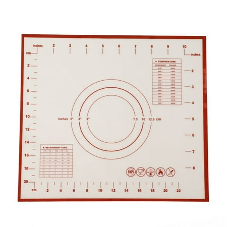 Kozart Non-slip Silicone Pastry Mat with Measurements Baking Counter Dough Rolling Pad
Kozart Non-slip Silicone Pastry Mat with Measurements Baking Counter Dough Rolling Pad