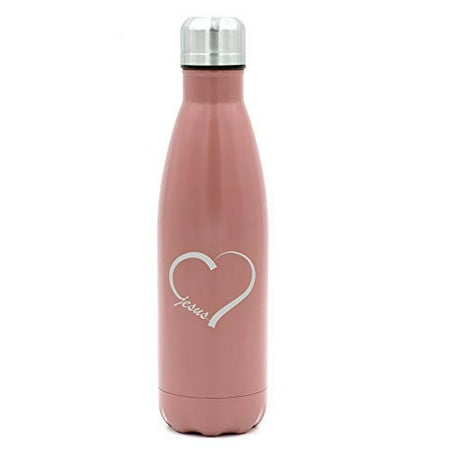MIP Brand 17 oz. Double Wall Vacuum Insulated Stainless Steel Water Bottle Travel Mug Cup Love Heart Jesus (Rose Gold)
MIP Brand 17 oz. Double Wall Vacuum Insulated Stainless Steel Water Bottle Travel Mug Cup Love Heart Jesus (Rose Gold)