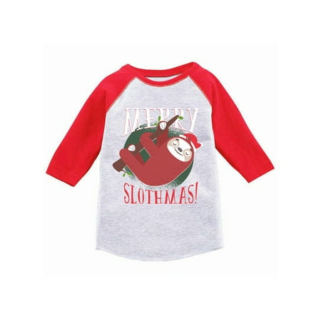 Awkward Styles Girls Boys Ugly Xmas T-Shirt Merry Slothmas Christmas Toddler Raglan Shirt
Awkward Styles Girls Boys Ugly Xmas T-Shirt Merry Slothmas Christmas Toddler Raglan Shirt