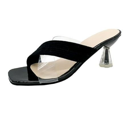 Tepsmf Shoes for Women Summer Ladies Fashion Big Size Square Toe Open Toe Crystal Heel Sandals
Tepsmf Shoes for Women Summer Ladies Fashion Big Size Square Toe Open Toe Crystal Heel Sandals