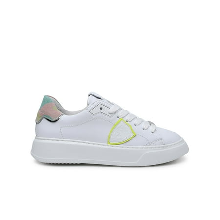 

Philippe Model Woman Temple White Leather Sneakers