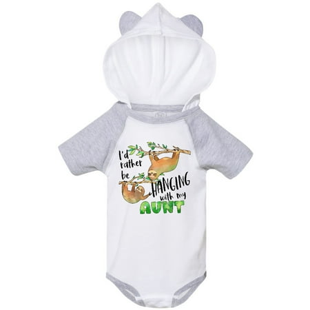 Inktastic Id Rather Be Hanging with my Aunt- Cute Sloths Gift Baby Boy or Baby Girl Bodysuit
Inktastic Id Rather Be Hanging with my Aunt- Cute Sloths Gift Baby Boy or Baby Girl Bodysuit
