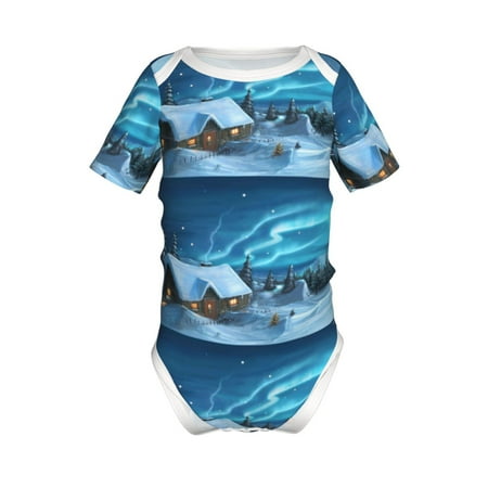 Gaeub Mountain Cottage In Snow Print Infant Climbing Onesie Toddler Outfit Newborn Baby Bodysuit Baby Boy Girl Clothes -3 Months
Gaeub Mountain Cottage In Snow Print Infant Climbing Onesie Toddler Outfit Newborn Baby Bodysuit Baby Boy Girl Clothes -3 Months