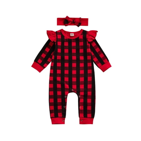 Carolilly Baby Girls Jumpsuit with Headband Christmas Long Sleeve Jumpsuit with Hairband for Gift
Carolilly Baby Girls Jumpsuit with Headband Christmas Long Sleeve Jumpsuit with Hairband for Gift